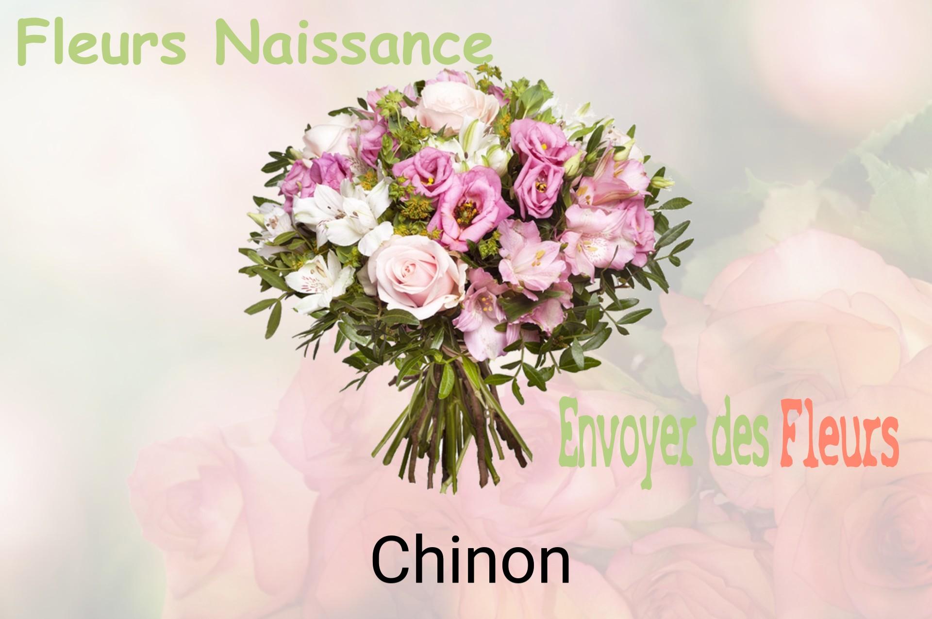 Bouquet de fleurs de naissance livré à Chinon